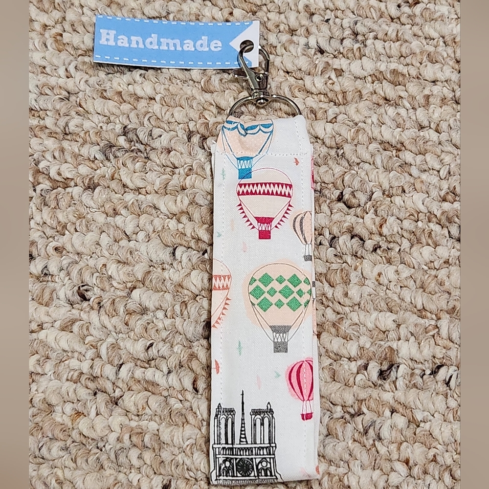 Handmade Hot Air Balloon Key Fob